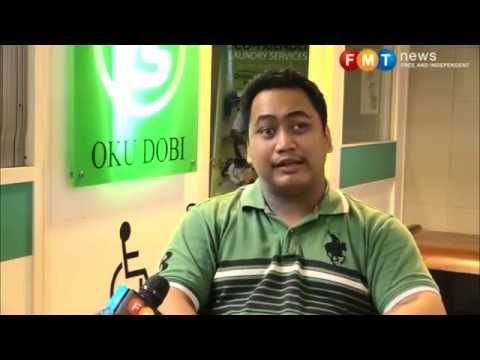 OKU Dobi buktikan kecacatan bukan halangan untuk berjaya