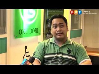 OKU Dobi buktikan kecacatan bukan halangan untuk berjaya