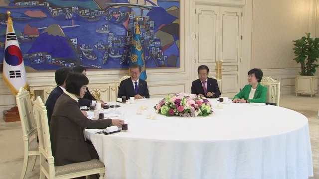 청와대 회동...여야 대표 신중하고 투명한 회담 요구 / YTN
