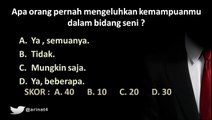 Seberapa populer dirimu ? (tes kepribadian)