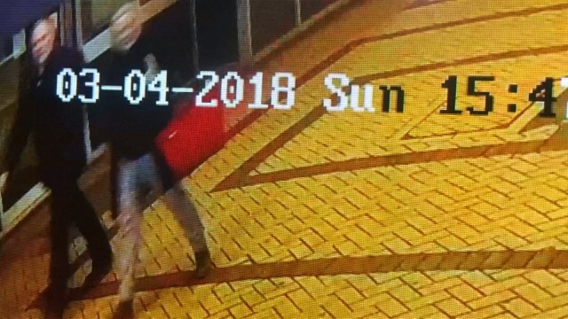 CCTV footage said to show critically ill former Russian double agent
