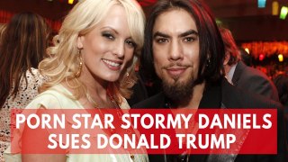 Stormy Daniels sues Trump over 'hush agreement'