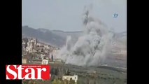 Türk savaş uçakları Cinderesİ�nin Meske Köyü�nde terör hedeflerini vurdu