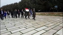 KKTC Başbakanı Erhürman Anıtkabir'de