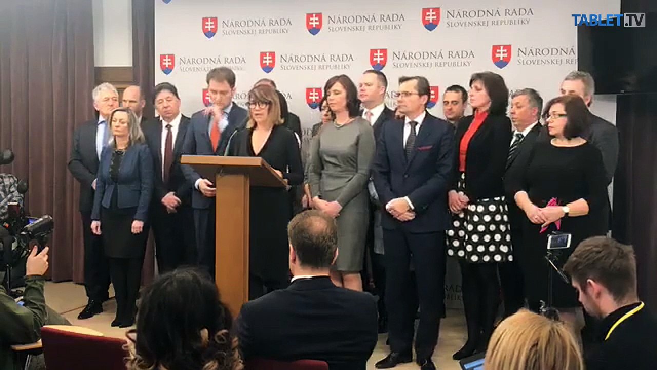ZÁZNAM: Spoločná TK predstaviteľov opozičných strán