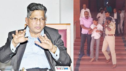 Man Stabs Karnataka Lokayukta Justice P Vishwanath Shetty In Office | OneIndia News