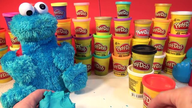 Play Doh Cookie Monster with Back Pack and PlayDoh Cookies