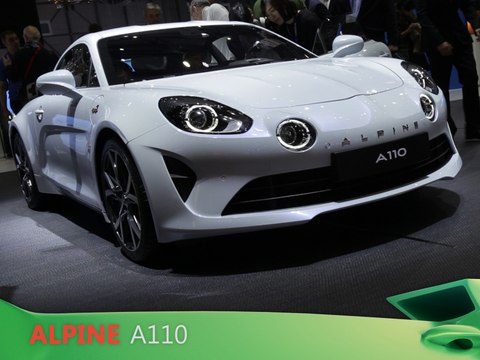Alpine A110 en direct du salon de Genève 2018