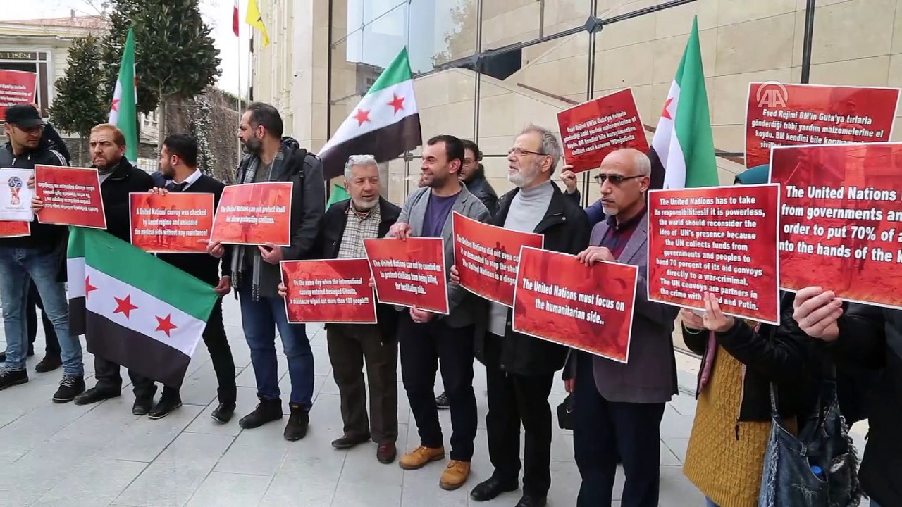 'Doğu Guta' protestosu - İSTANBUL