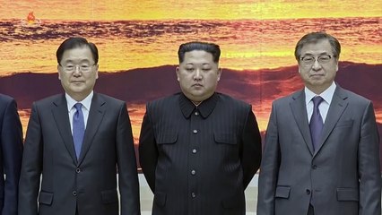 الزعيم الكوري الشمالي "رحب بحرارة" بالوفد الجنوبي خلال لقاء بيونغ يانغ