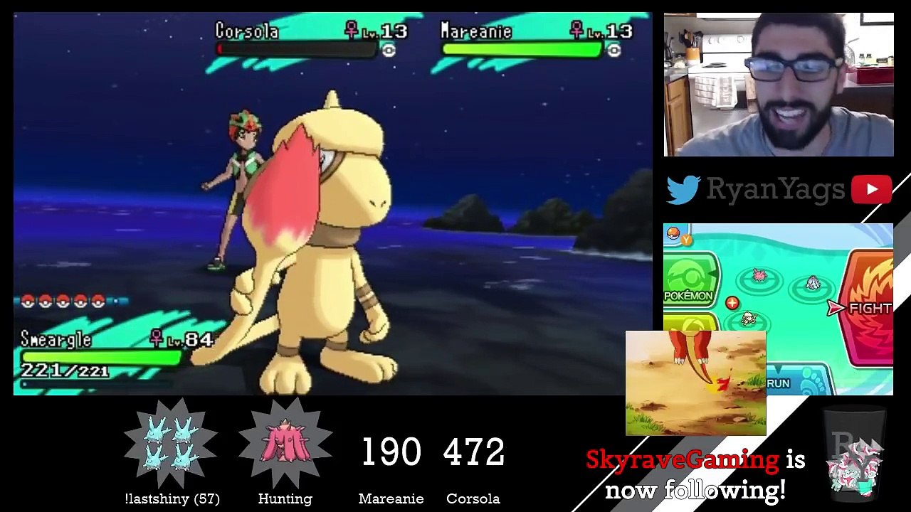 Shiny Mareanie finally after 4 shiny Corsolas