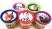 LEARN COLORS with Disney Zootopia Judy Hopps, Nick Wilde, Flash, Bellwether Playdoh / TUYC