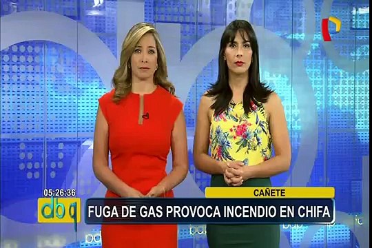 Cañete: se registró incendio de grandes proporciones en chifa