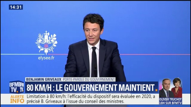Limitation à 80km/h: Benjamin Griveaux confirme l'expérimentation du dispositif dès le 1er juillet