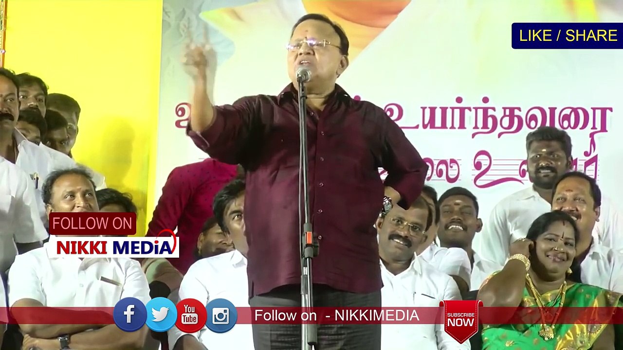 Radha Ravi Comedy Speech About Vaiko