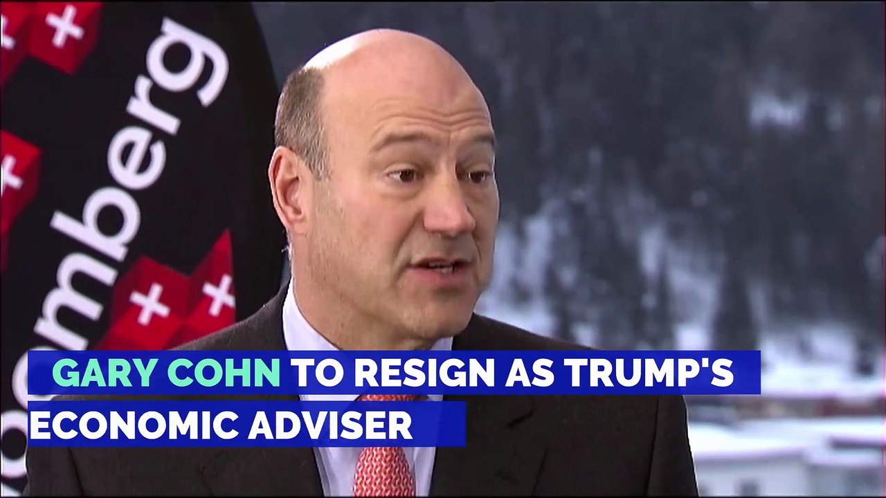 Gary Cohn to Resign as Trump's Economic Adviser