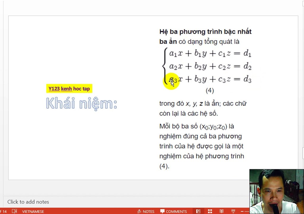 Giải HPT bậc nhất 3 ẩn bằng MTCT