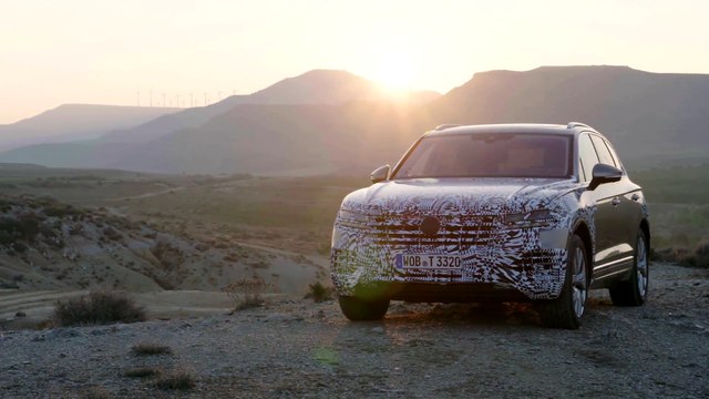 The all-new VW Touareg COVERT DRIVE SPAIN Design in Gold