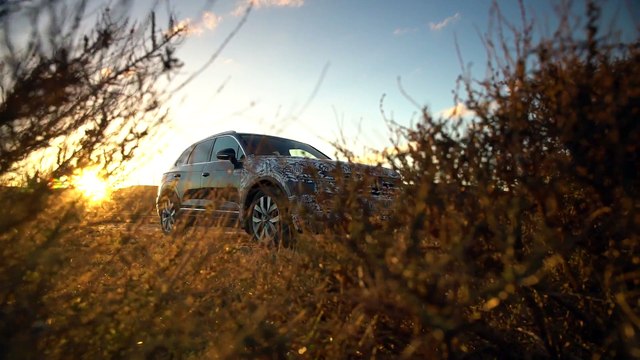 The all-new VW Touareg COVERT DRIVE SPAIN Preview in Aquamarine Blue