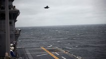 U.S. F-35 Stealth Fighter Jets Landing on American Pacific Warship For First Time