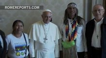 Pope meets with indigenous leaders to discuss rights of their communities