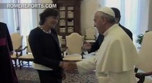 Pope discusses youth unemployment, with the President of the European Commission