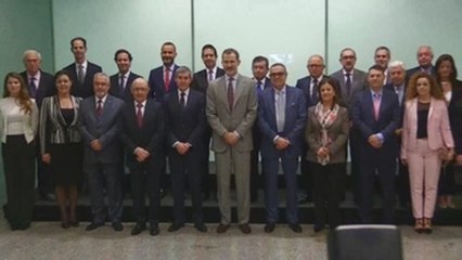 Rey recibe a representantes CEOE en Tenerife en 40 aniversario