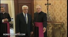 Mahmoud Abbas explains UN resolution on Palestinian state to Pope