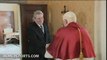 Germany's president gives Pope a cane, German cookies and his biography