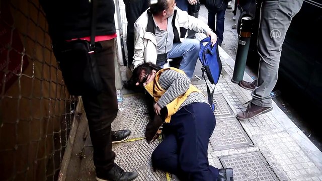 Yunanistan'da 'haciz' protestosunda arbede - ATİNA