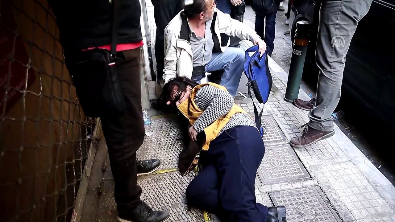 Yunanistan'da 'haciz' protestosunda arbede - ATİNA