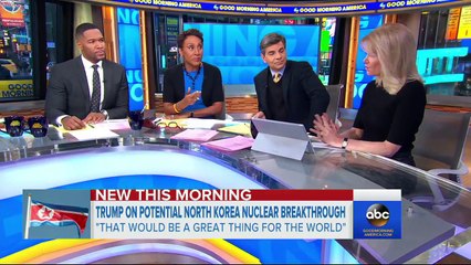 Trump speaks out on possible negotiation with North Korea