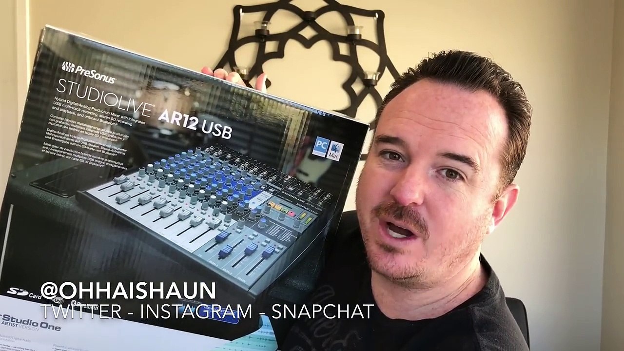 Presonus Studio LIVE AR12 USB Unboxing and First Impressions