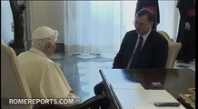 Pope welcomes Czech Republic's Prime Minister, Petr Necas