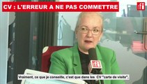CV : l'erreur à ne pas commettre.