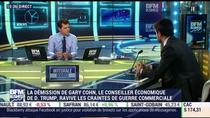Les tendances sur les marchés: la démission de Gary Cohn ravive les craintes de guerre commerciale - 07/03