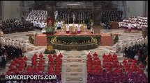 Pope holds first Sunday Mass with new cardinals