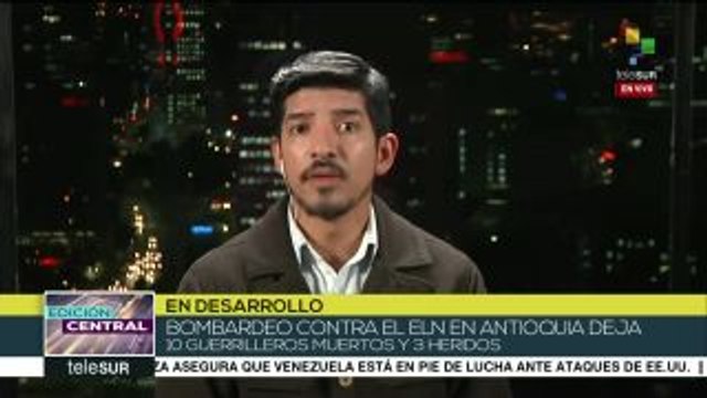 Colombia: organizaciones lamentan bombardeo del ejército contra ELN