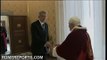 President of Latvia Valdis Zatlers visits Pope Benedict XVI in the Vatican