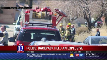 Explosive Found in High School Student's Smoking Backpack: Police
