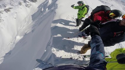 Il échappe de peu à une avalanche au ski