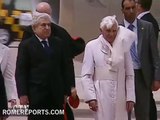 Pope Benedict XVI arrives to Cyprus