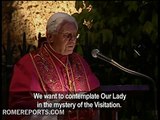 Pope presides end of May ceremony at Vatican Gardens