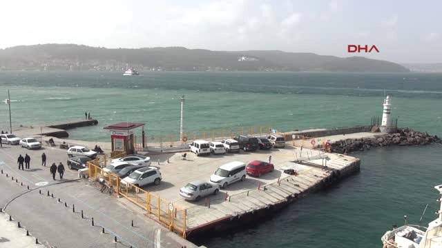 Çanakkale Yağmurların Ardından Çanakkale Boğazı İki Renk-Hd