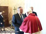 Pope receives Kazakh president Nursultan Nazarbayev