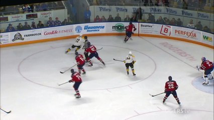 OHL Sarnia Sting - Johnathan Ang scores short-handed goal
