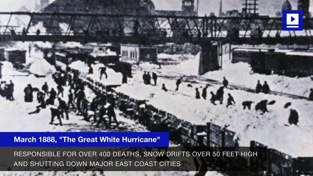 These Are Five of the Worst Blizzards in U.S. History video Dailymotion