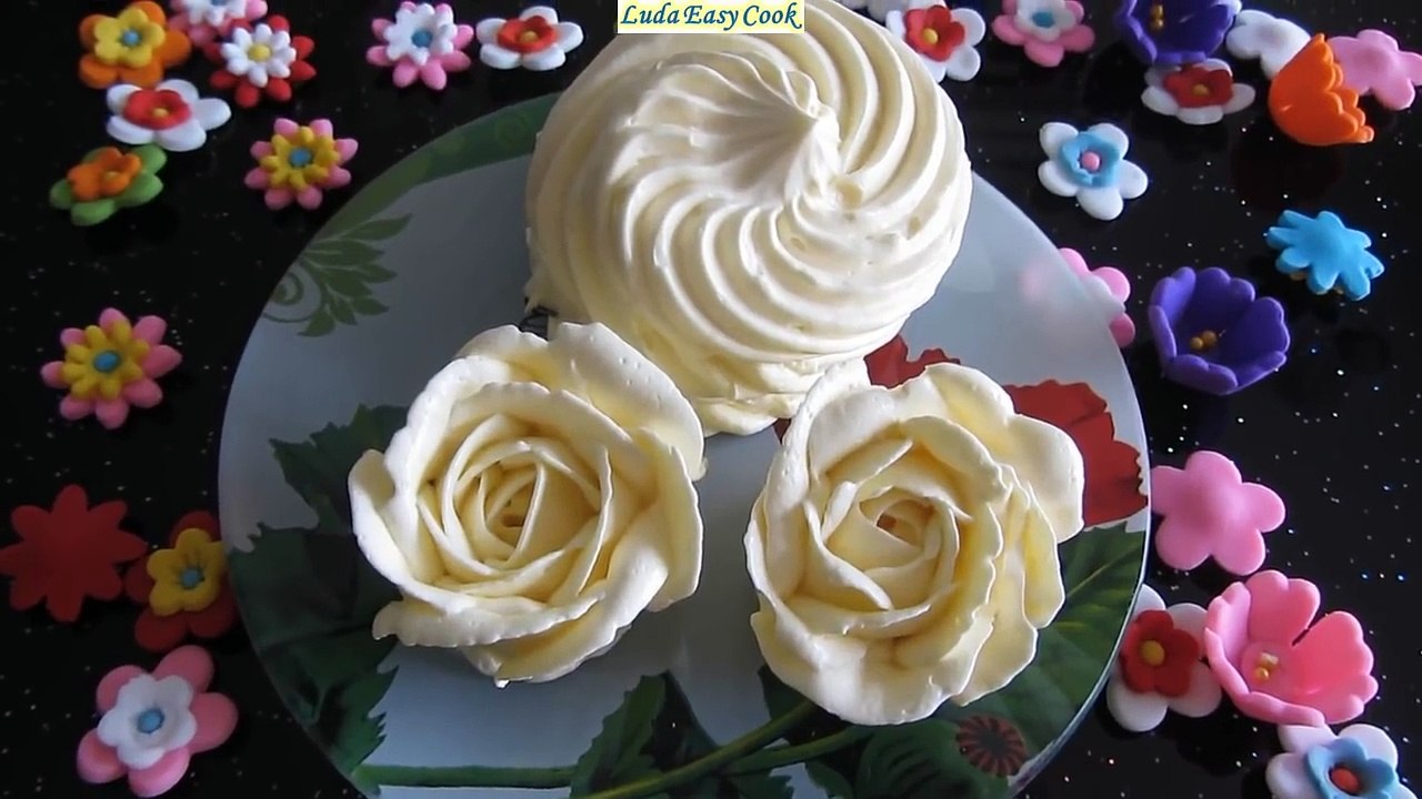 Лучший ШВЕЙЦАРСКИЙ КРЕМ для Торта МАСЛЯНЫЙ КРЕМ на БЕЛКАХ Швейцарская Меренга SWISS BUTTER CREAM