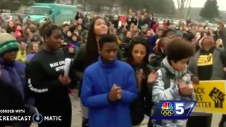 Black Students Raise Black Lives Matter Flag Over High School