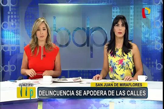 SJM: cámaras captan constantes asaltos a transeúntes